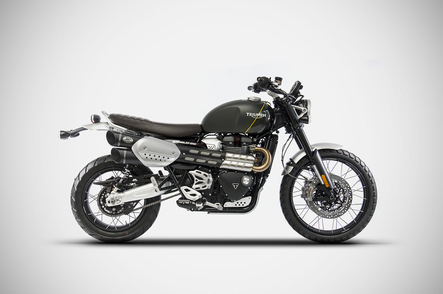 ZARD Slip-Ons Exhaust Triumph Scrambler 1200 2024-2025