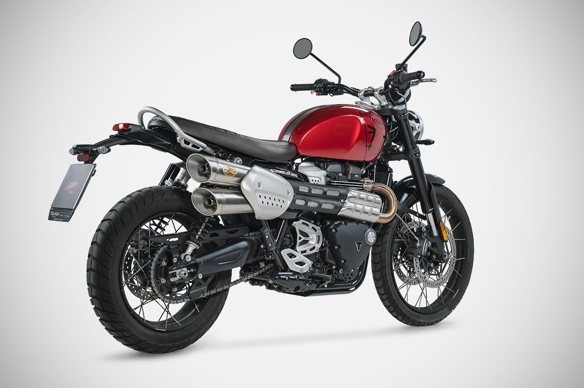 ZARD Slip-Ons Exhaust Triumph Scrambler 1200 2024-2025