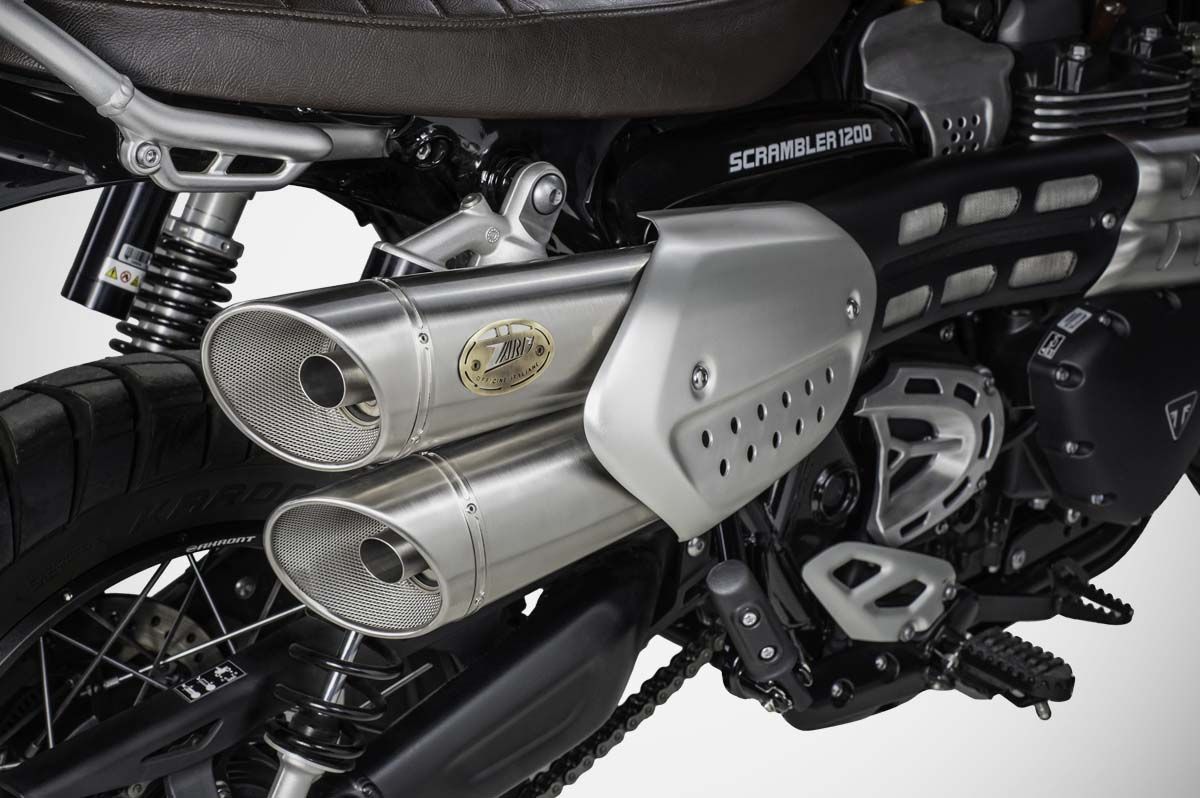 ZARD Slip-Ons Exhaust Triumph Scrambler 1200 2024-2025