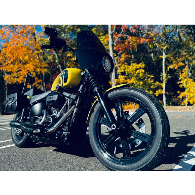 Toce Pro-Comp 2-1 Visor Tip Full Exhaust System - Harley Davidson M8 Softtail / Softail ST Models No DBK