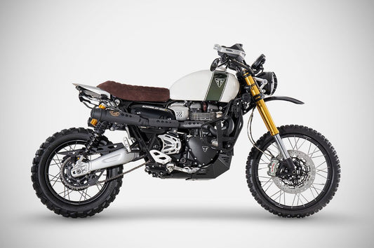 ZARD Exhaust Twin Full Kit Triumph Scrambler 1200 2024-2025 - Adventure Parts