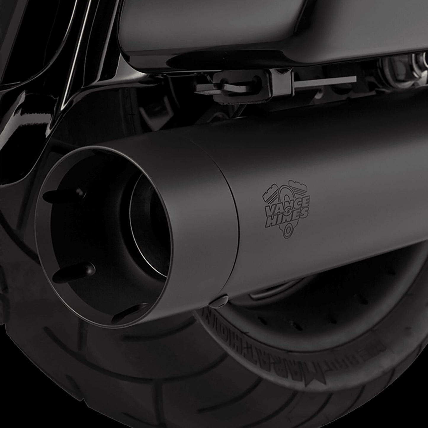Vance & Hines Slip-On Oversized 450 Titan Black 2024-2025 - Adventure Parts