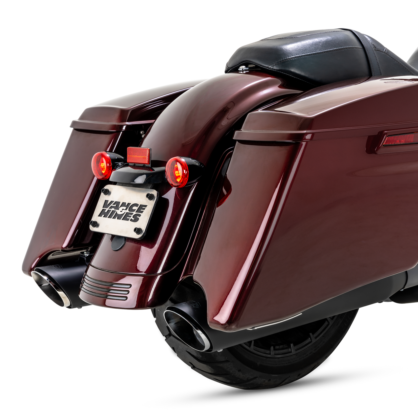 Vance & Hines Slip-On Twin Slash Round Chrome 2024-2025 - Adventure Parts