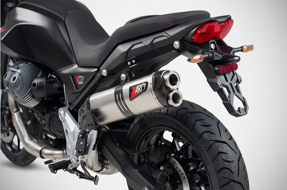 ZARD Exhaust Slip-On Moto Guzzi V85 Tt 2025 - Adventure Parts
