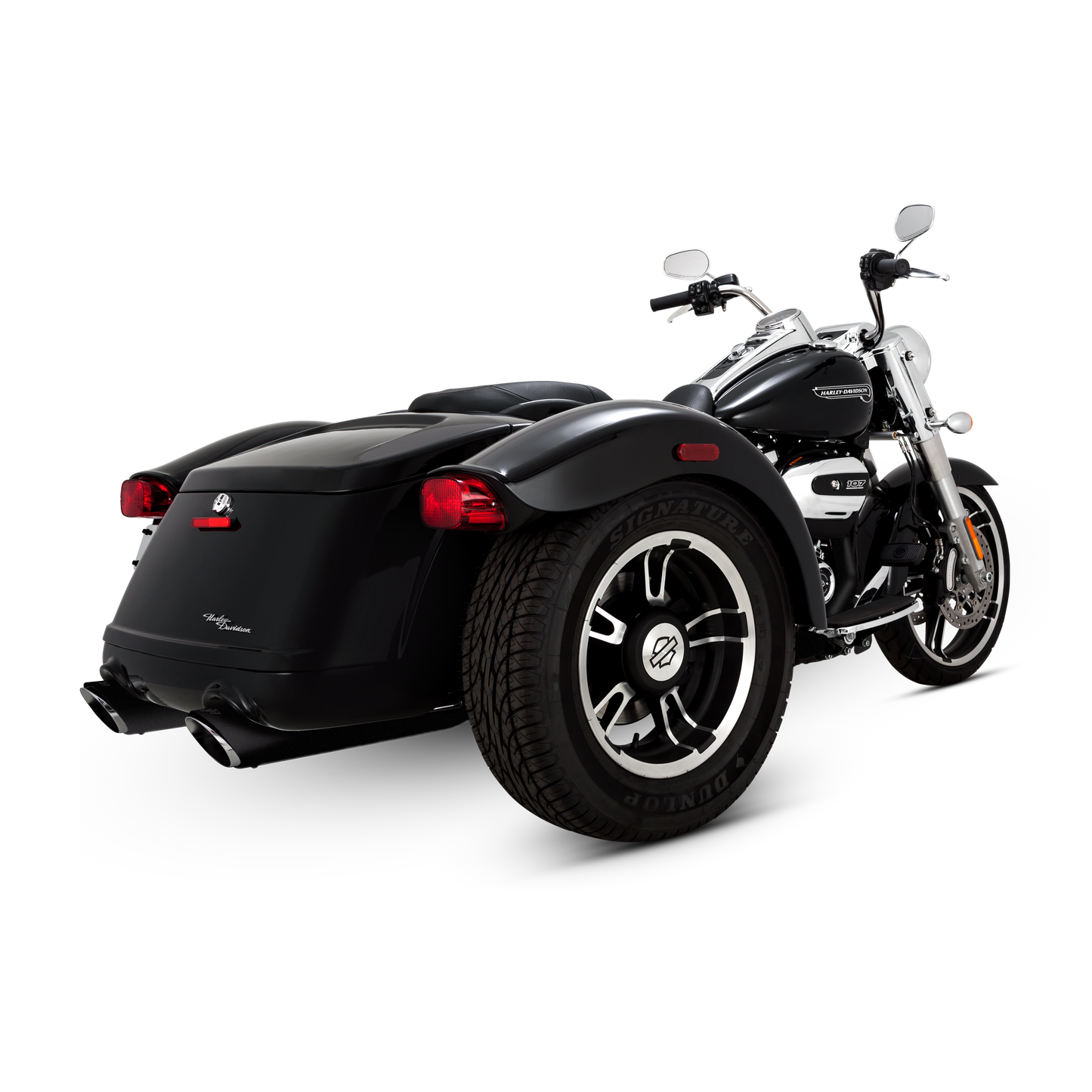 Vance & Hines Slip-On Twin Slash Round Chrome 2023-2025 - Adventure Parts