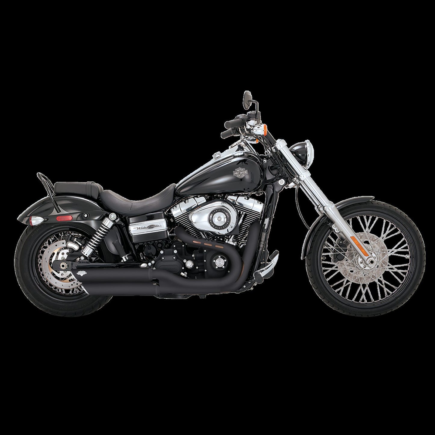 Vance & Hines Slip-On Big Twin Slash 3″ Black 2018-2023 - Adventure Parts