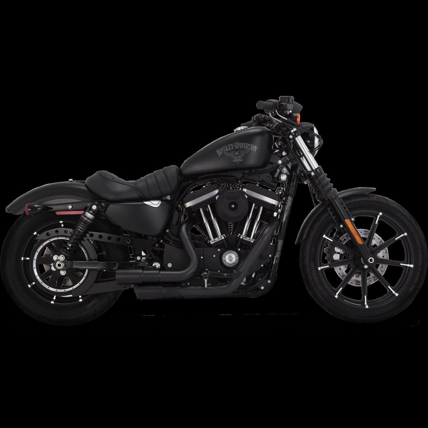 Vance & Hines Slip-On Mini-Grenades Black 2014-2022
