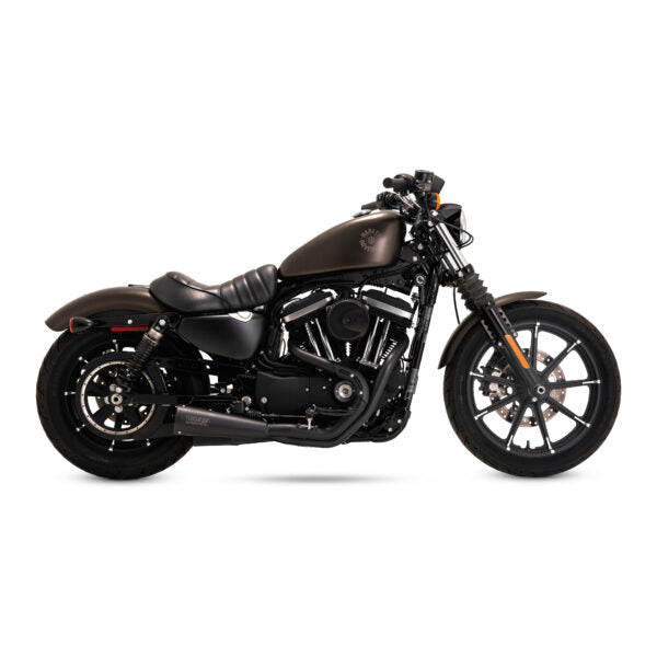 Vance & Hines Slip-On Stainless 2-Into-1 Upsweep Brushed 1991-2009 - Adventure Parts