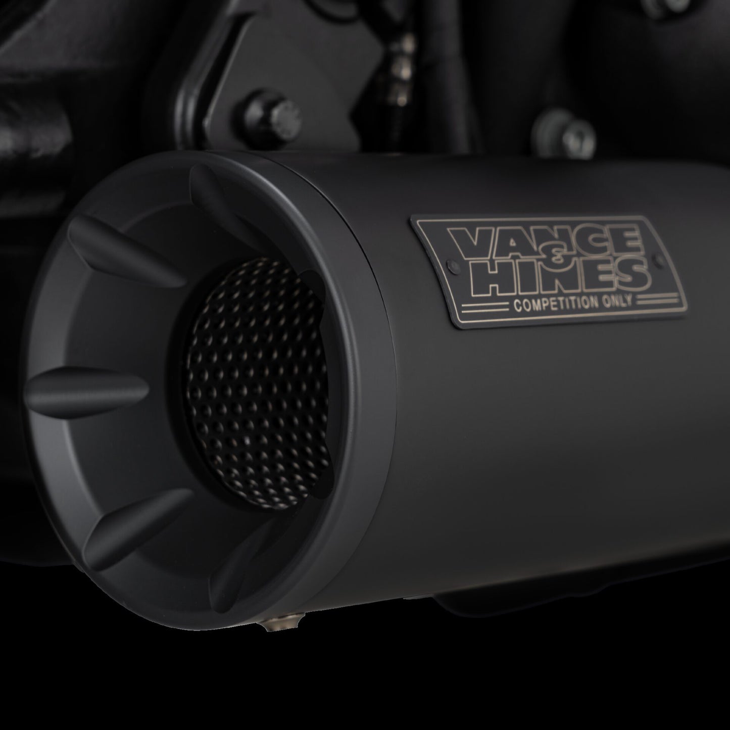 Vance & Hines Slip-On Stainless 2-Into-1 Hi-Output Brushed - Adventure Parts
