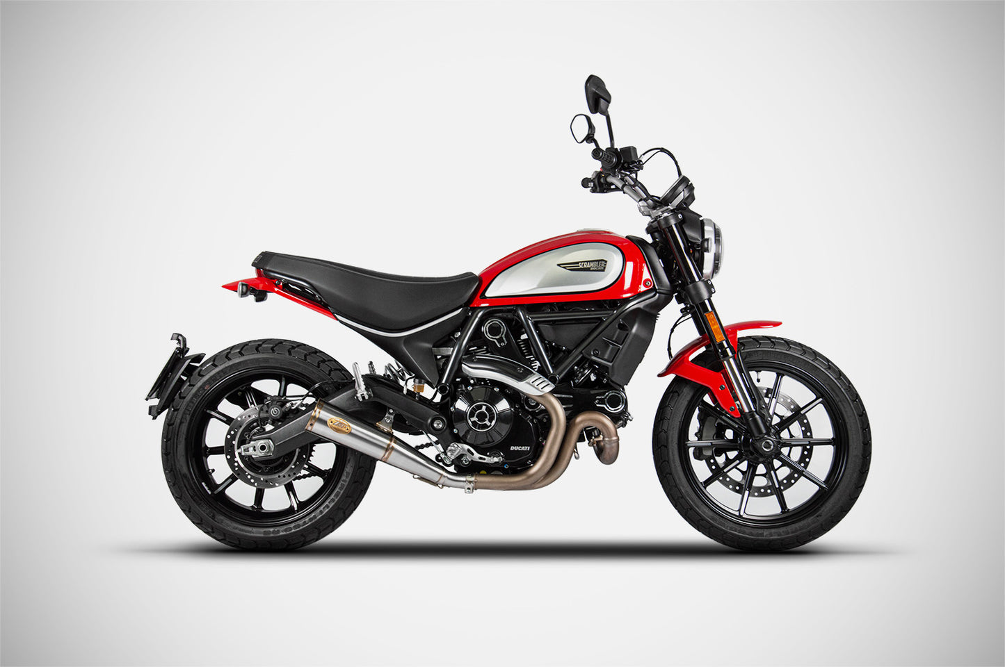 ZARD Exhaust Slip-On "Zuma" Ducati Scrambler 800 2021-2022 - Adventure Parts