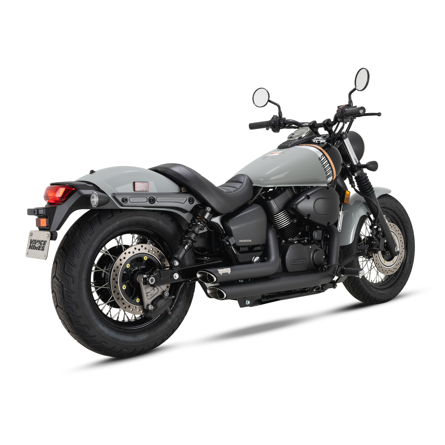 Vance & Hines Shortshots Staggered Slip-On Exhaust Honda Shadow Aero/Phantom 2010-2024 - Adventure Parts
