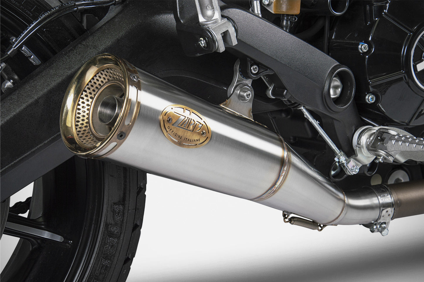 ZARD Exhaust Slip-On "Zuma" Ducati Scrambler 800 2021-2022 - Adventure Parts