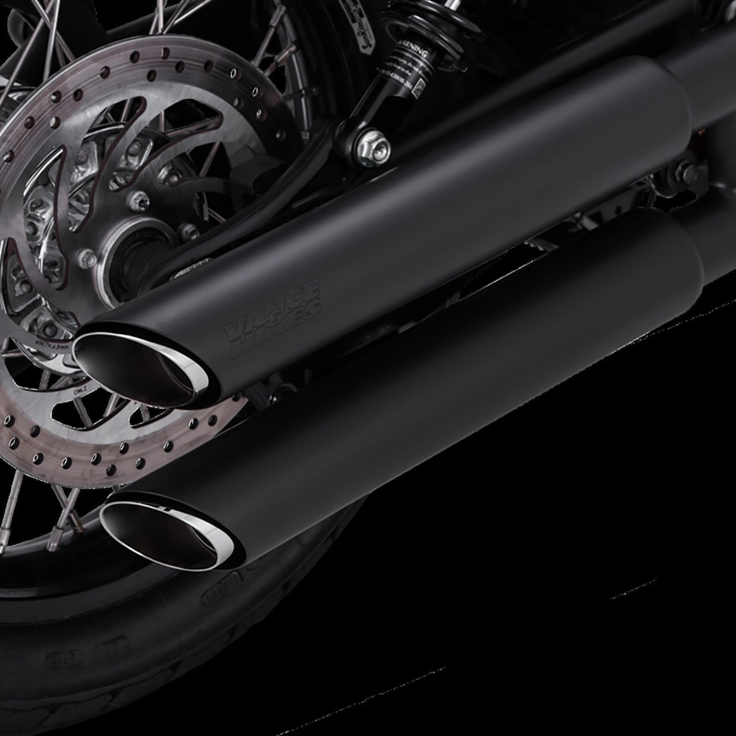 Vance & Hines Slip-On Twin Slash 3″ Chrome - Adventure Parts