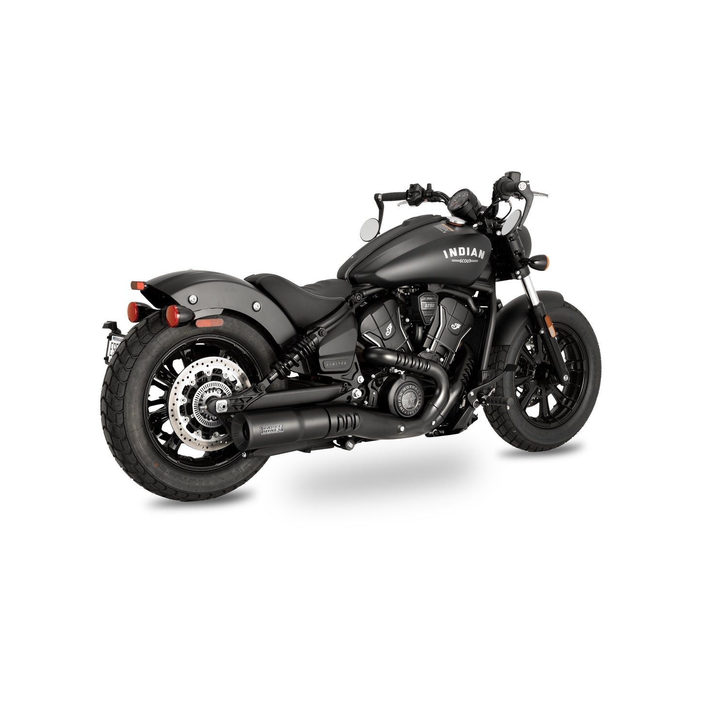 Vance & Hines Hi-Output Slip-On India Scout and Scout Bobber Models Chrome 2025 - Adventure Parts