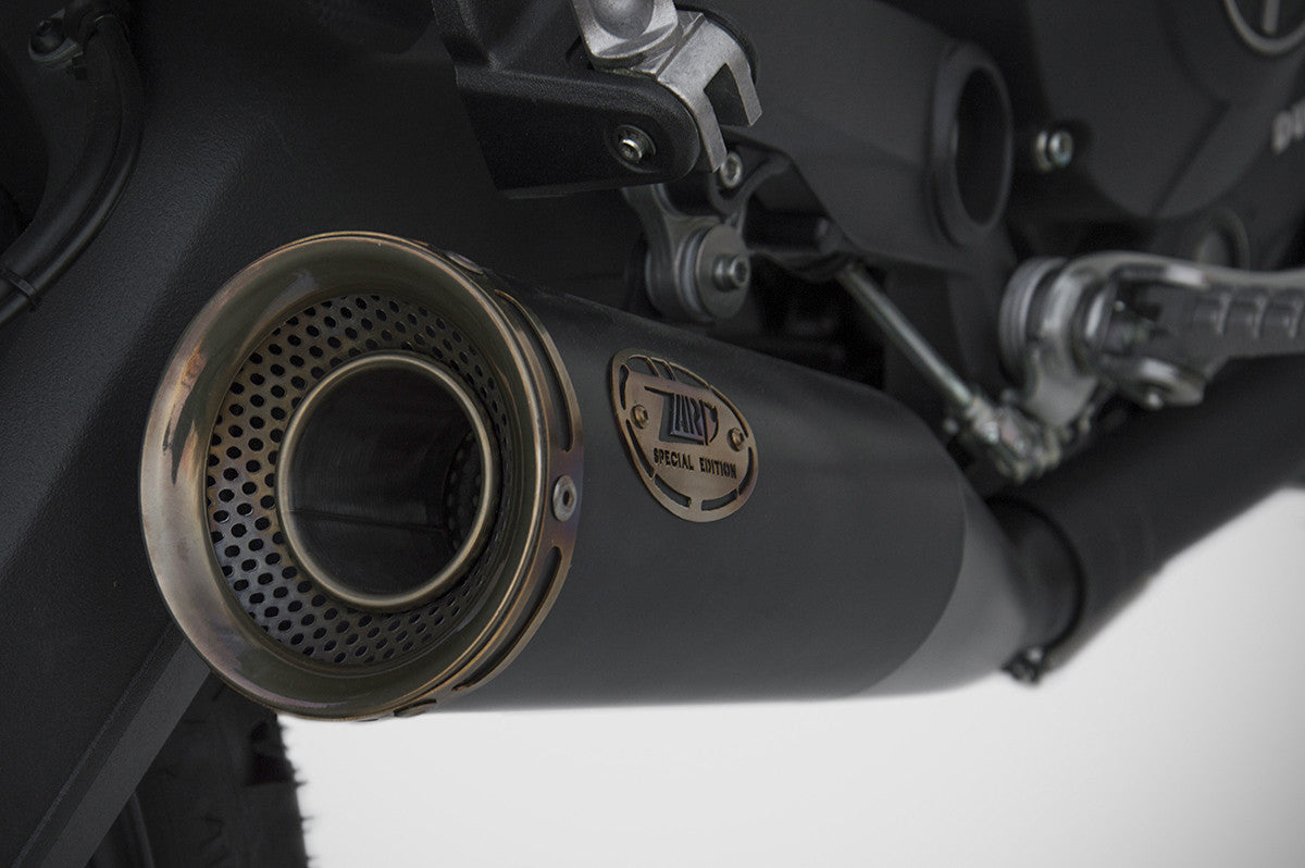 ZARD Exhaust Slip-On "Zuma" Ducati Scrambler 800 2021-2022 - Adventure Parts