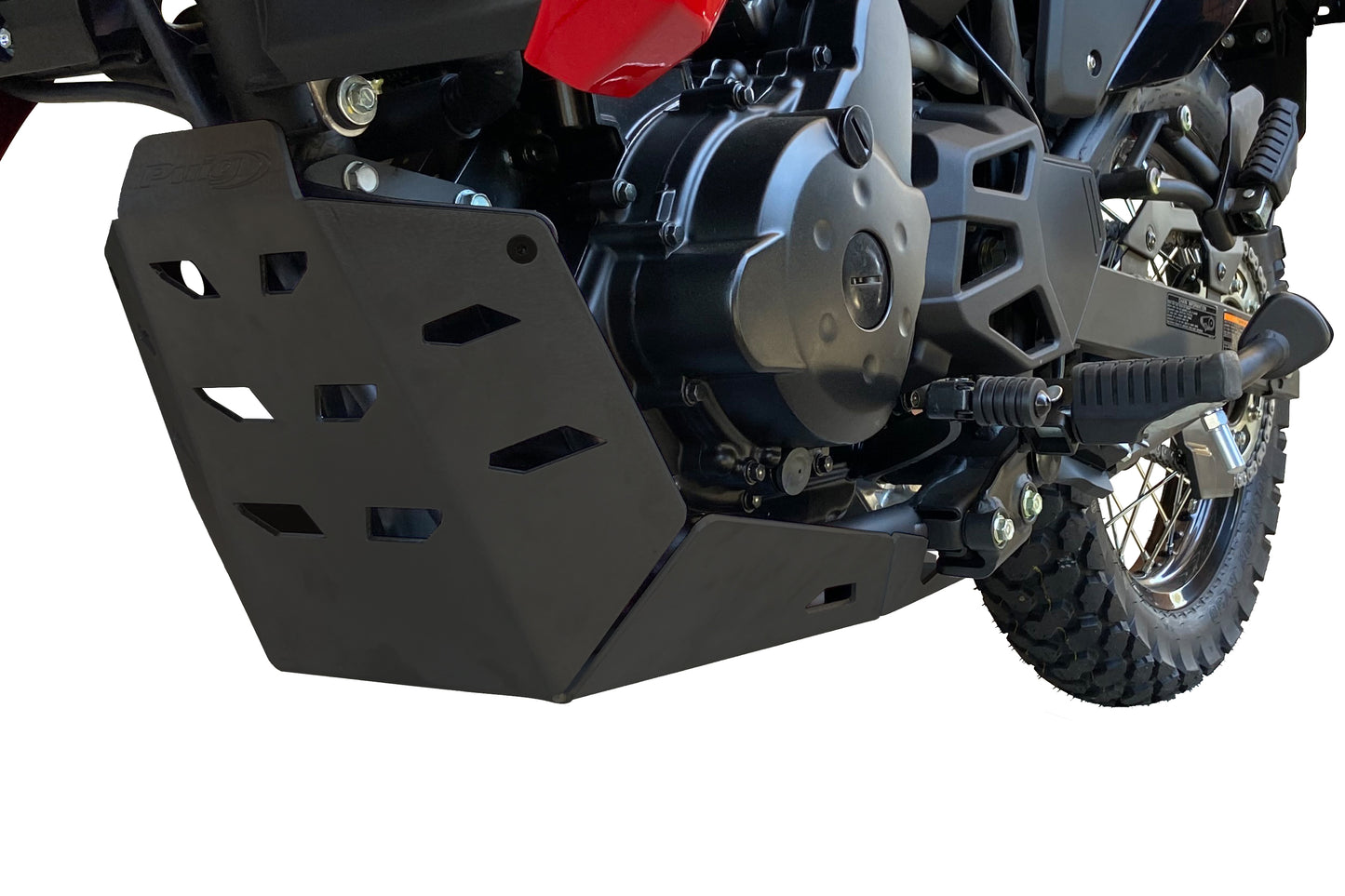 Puig Oil-Carter Guard Skid Plate Kawasaki KLR 650 2022-2024 - Adventure Parts