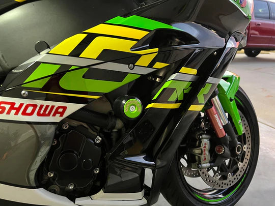 Woodcraft Frame Silder Kit w/ pucks Kawasaki Ninja ZX-10R 2016-2024 - Adventure Parts