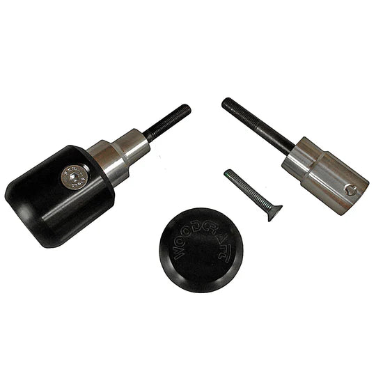 Woodcraft Frame Slider Kit with pucks Honda CBR600F F4I 1999-2008 - Adventure Parts