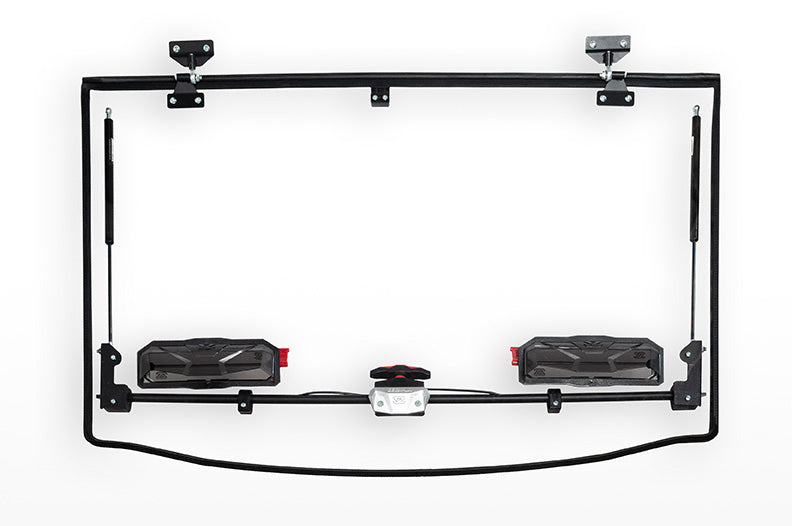Seizmik Flip-Up Vented Windshield (Scratch Resistant Polycarbonate) ? Polaris Midsize Size Pro-Fit Ranger - Adventure Parts