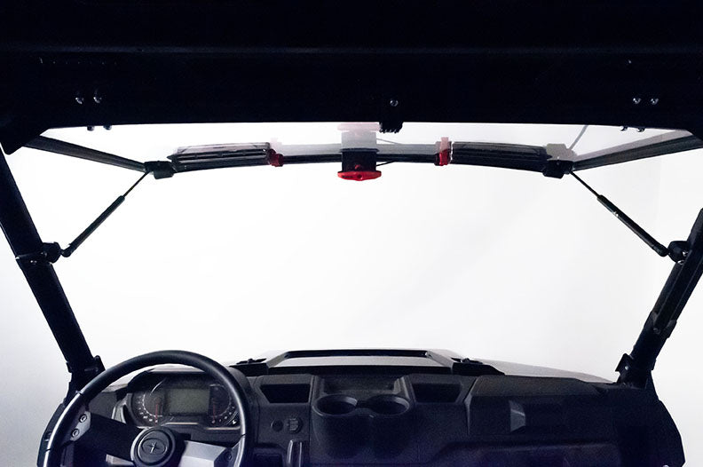 Seizmik Flip-Up Vented Windshield (Scratch Resistant Polycarbonate) ? Polaris Midsize Size Pro-Fit Ranger - Adventure Parts