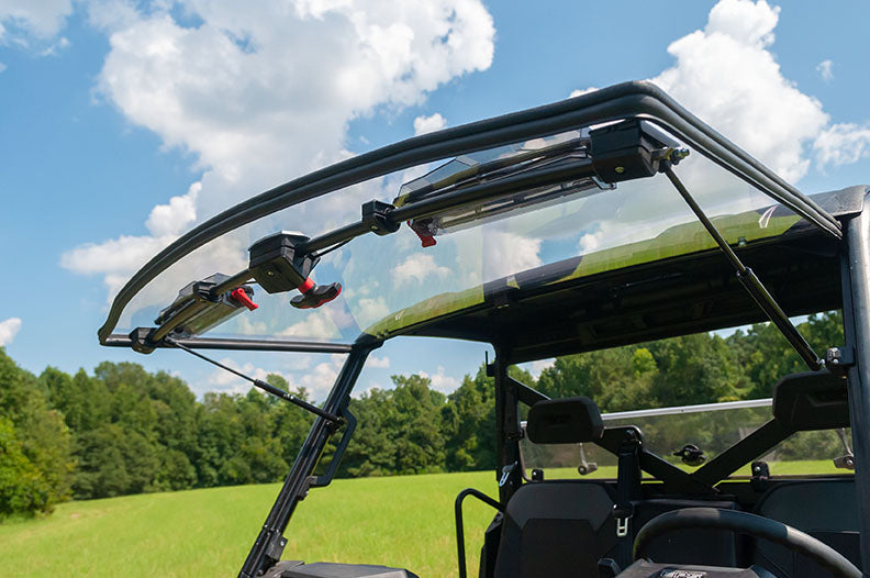 Seizmik Flip-Up Vented Windshield (Scratch Resistant Polycarbonate) ? Polaris Midsize Size Pro-Fit Ranger - Adventure Parts