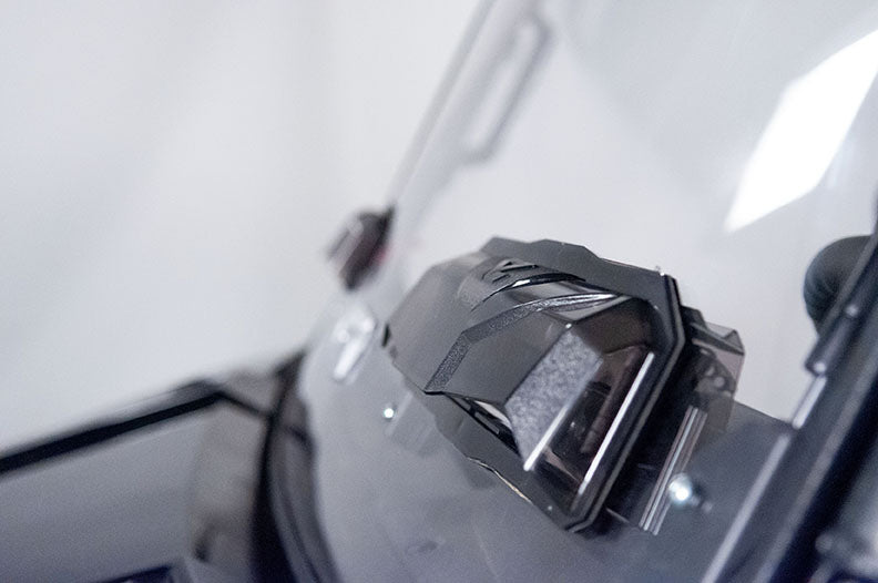 Seizmik Flip-Up Vented Windshield (Scratch Resistant Polycarbonate) ? Polaris Midsize Size Pro-Fit Ranger - Adventure Parts