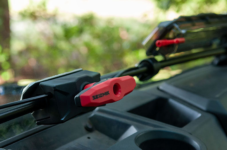 Seizmik Flip-Up Vented Windshield (Scratch Resistant Polycarbonate) ? Polaris Midsize Size Pro-Fit Ranger - Adventure Parts