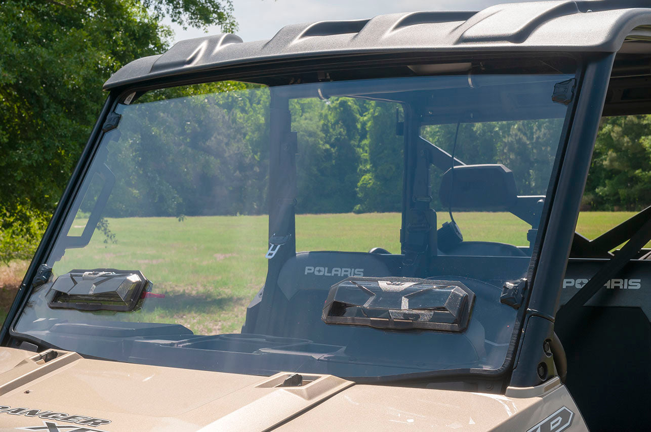Seizmik Toolless Versa-Vent Windshield (UV Resistant Polycarbonate) Polaris Full Size Pro-Fit Ranger