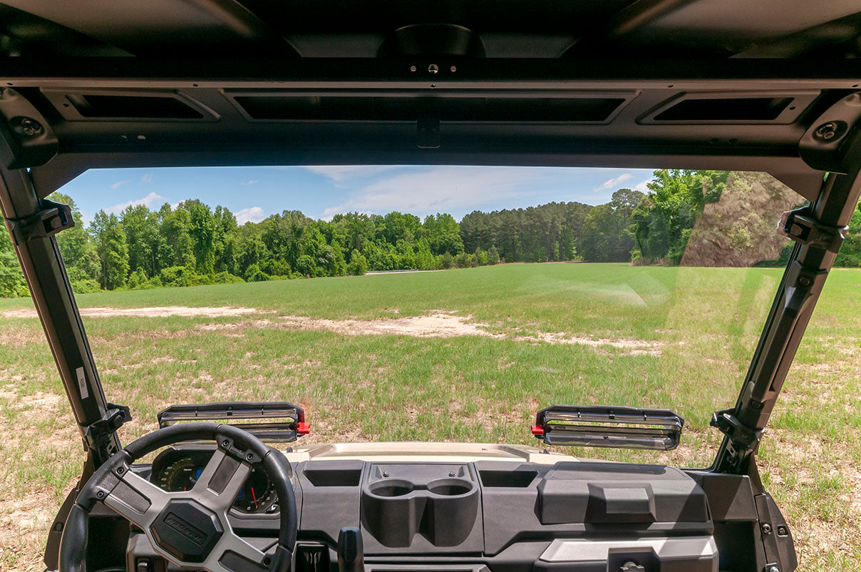 Seizmik Toolless Versa-Vent Windshield (UV Resistant Polycarbonate) Polaris Full Size Pro-Fit Ranger