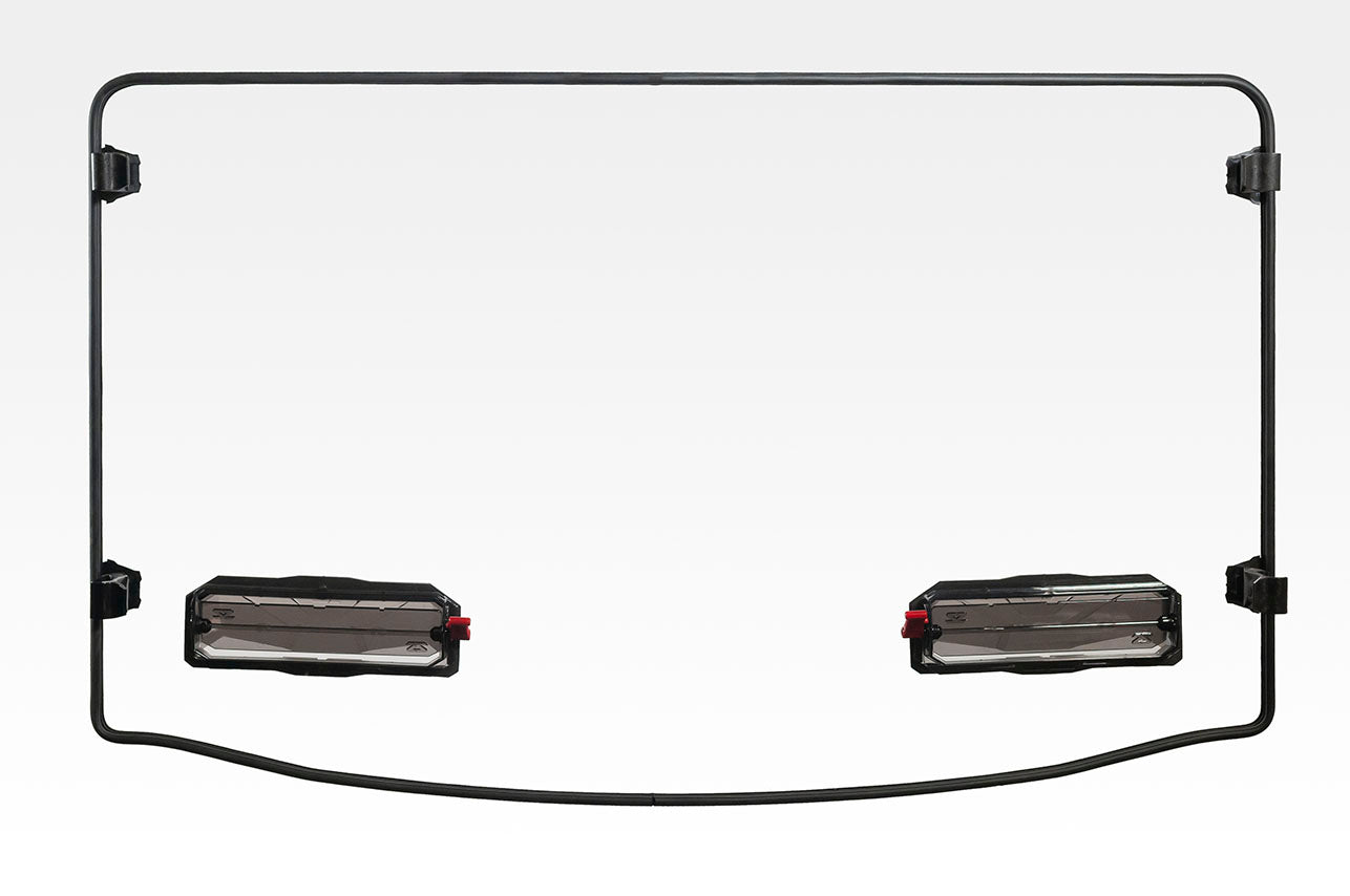 Seizmik Toolless Versa-Vent Windshield (UV Resistant Polycarbonate) Polaris Full Size Pro-Fit Ranger