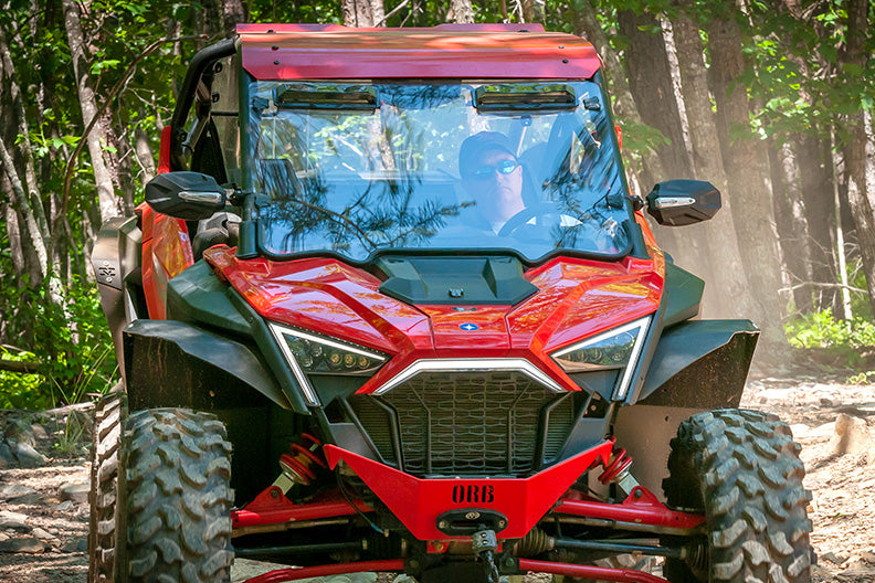 Seizmik Toolless Versa-Vent Windshield (Scratch Resistant Polycarbonate) ? Polaris RZR Pro XP - Adventure Parts