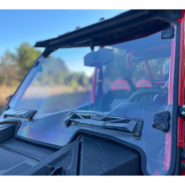 Seizmik Toolless Versa-Vent Scratch Resistant Hard Coated Windshield for Polaris RZR 1000 XP - Adventure Parts