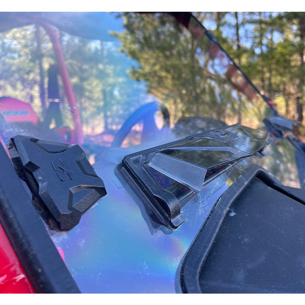 Seizmik Toolless Versa-Vent Scratch Resistant Hard Coated Windshield for Polaris RZR 1000 XP - Adventure Parts