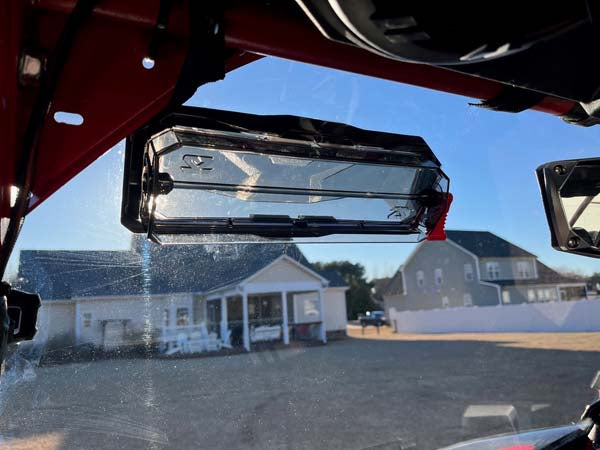 Seizmik Toolless Versa-Vent Scratch Resistant Hard Coated Windshield for Kawasaki KRX 1000