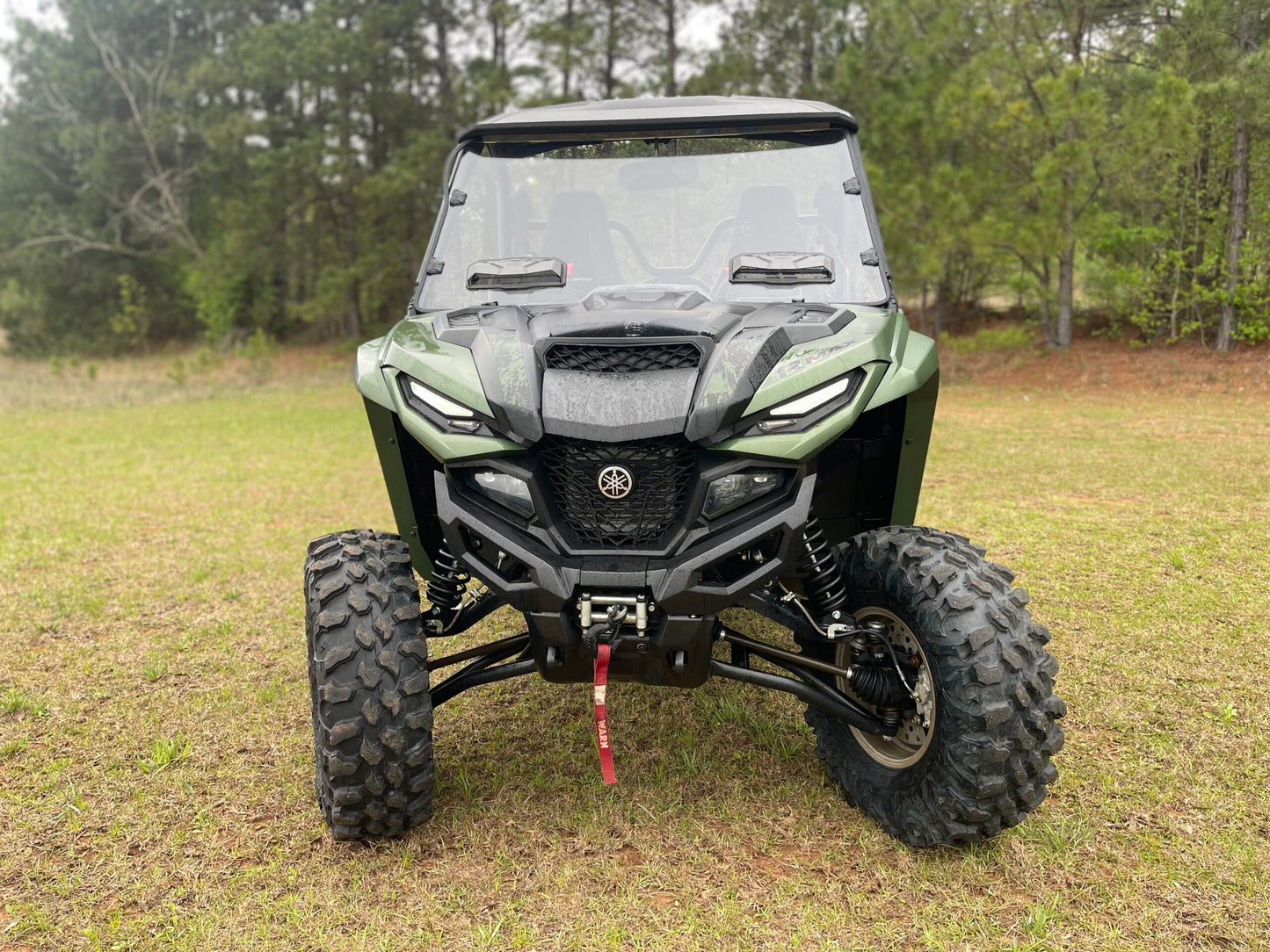 Seizmik Toolless Versa-Vent Windshield (Scratch Resistant Polycarbonate) Yamaha RMAX (2″ ROPS) - Adventure Parts