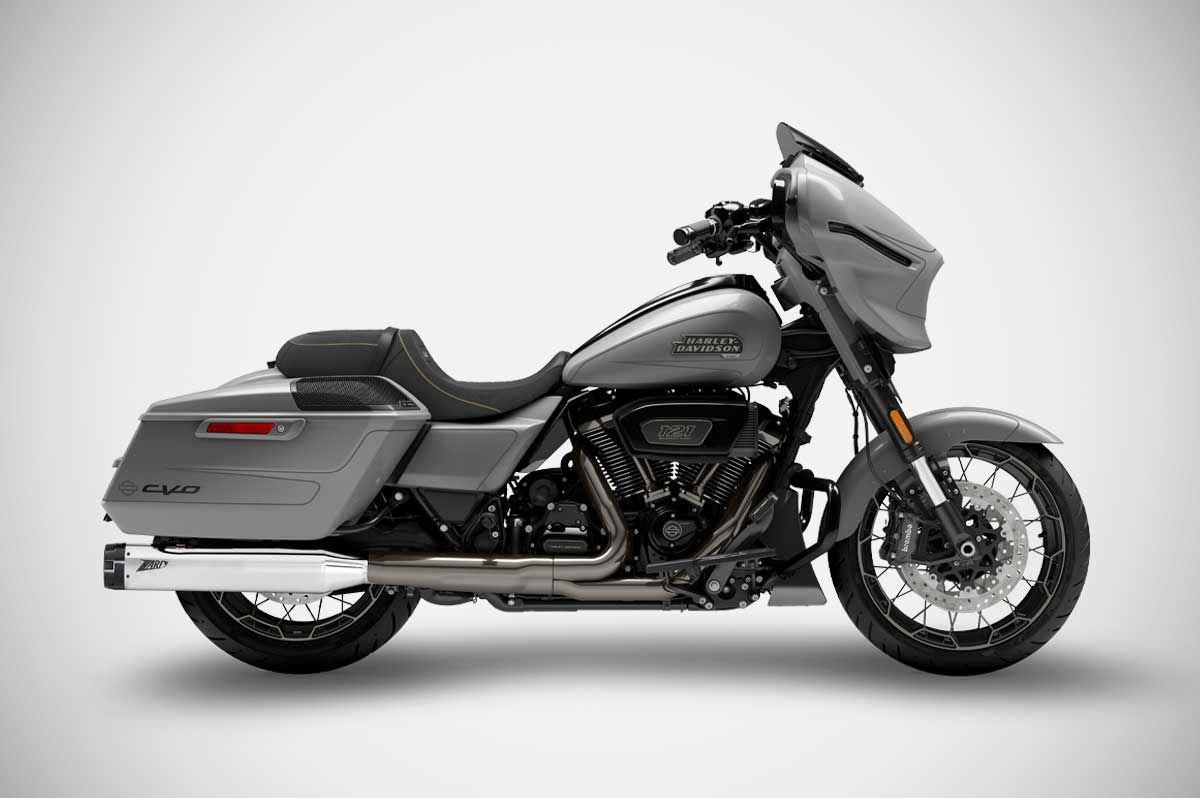 ZARD Slip-Ons "4.5 Inches" Exhaust Harley Davidson Cvo Street Glide 2017-2024 - Adventure Parts