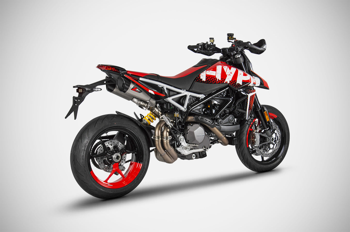 ZARD Exhaust Slip-On "Gt" Ducati Hypermotard 950/Sp 2019-2023 - Adventure Parts