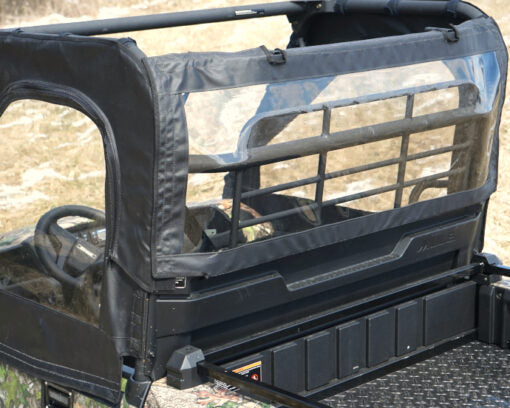 Seizmik Soft Doors and Rear Windshield with Zipper Kawasaki Mule Pro-MX - Adventure Parts