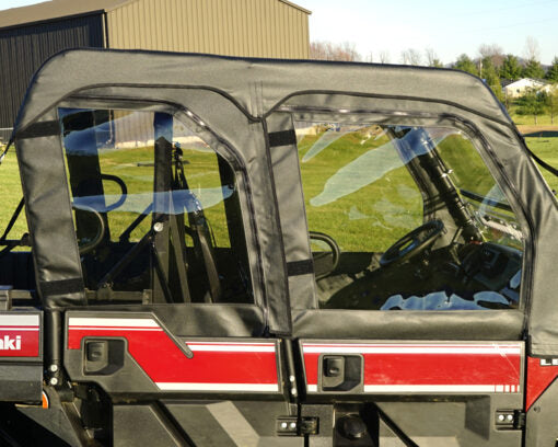 Seizmik Soft Upper Doors with Zipper Kawasaki Mule Pro FXT - Adventure Parts