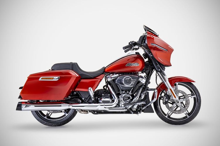 ZARD Exhaust Slip-Ons 4.5 Inches Harley Davidson Street Glide 2017-2024 - Adventure Parts