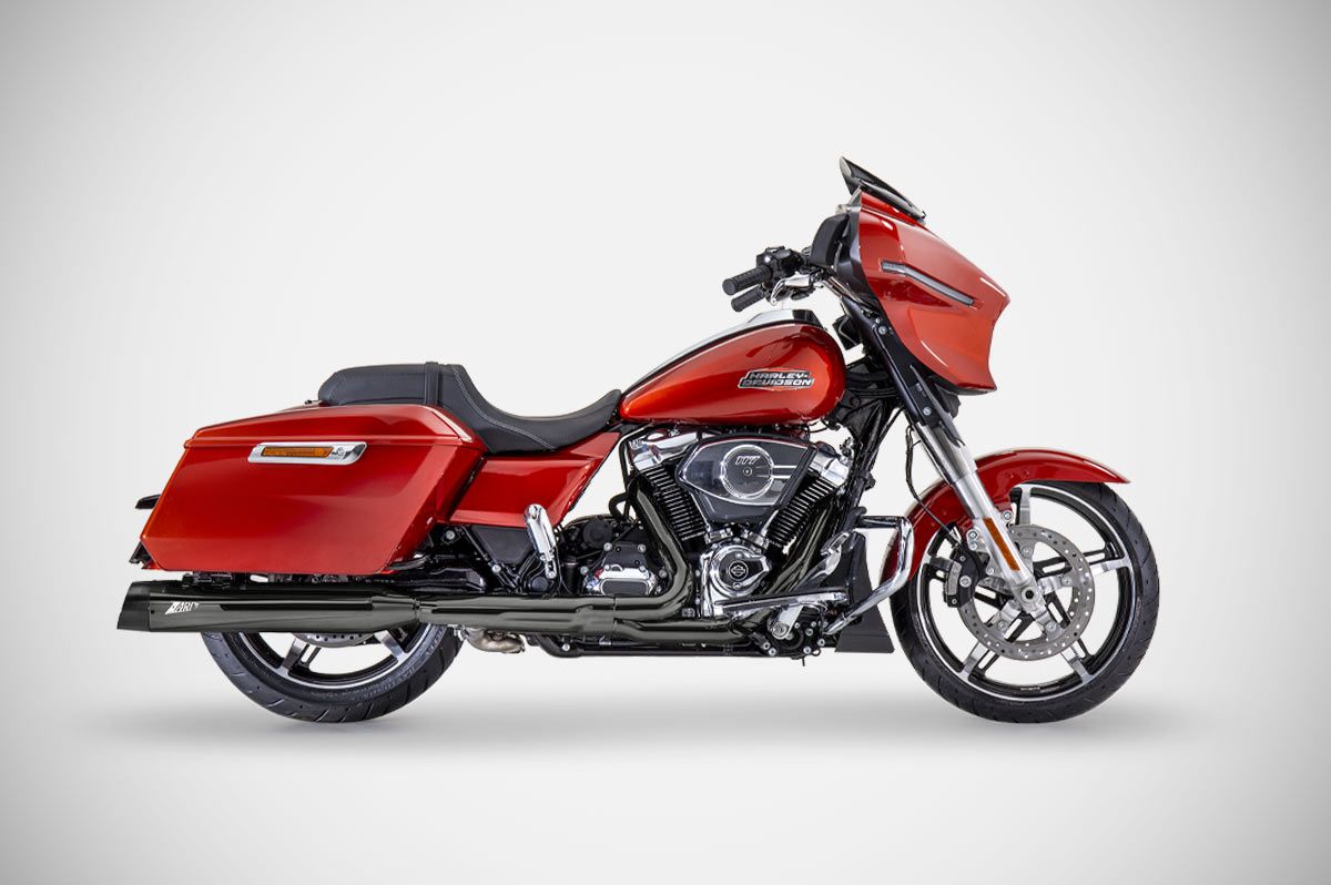 ZARD Exhaust Slip-Ons 4.5 Inches Harley Davidson Street Glide 2017-2024 - Adventure Parts