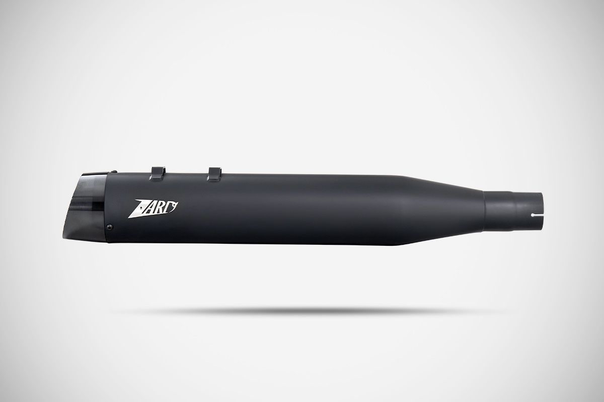 ZARD Exhaust Slip-Ons 4.33 Inches Slash-Cut Harley Davidson Road Glide Limited 2006-2016 - Adventure Parts