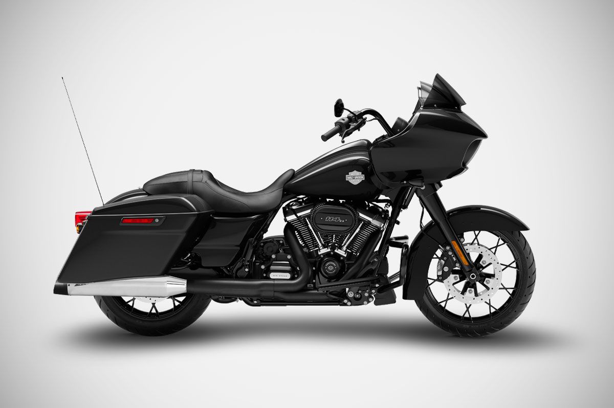ZARD Exhaust Slip-Ons 4.33 Inches Slash-Cut Harley Davidson Road Glide Special 2006-2016 - Adventure Parts