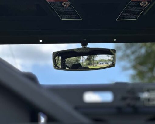 Seizmik Mirror Halo-RA CAST Rearview with Cast Aluminum Bezel – CF Moto