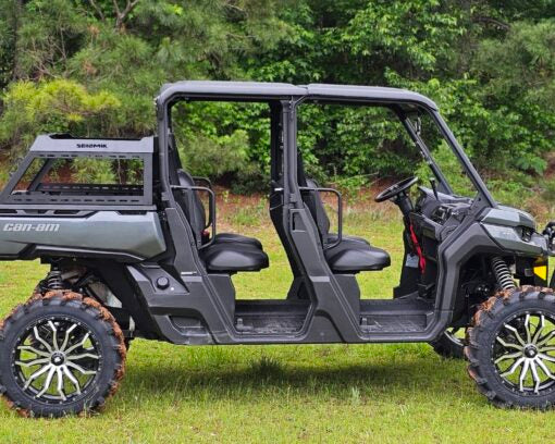 Seizmik Half Height Bed Rack – Polaris Ranger | Can-Am Defender - Adventure Parts