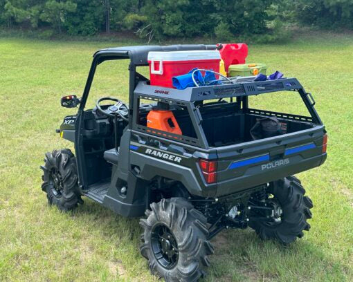 Seizmik Half Height Bed Rack – Polaris Ranger | Can-Am Defender - Adventure Parts