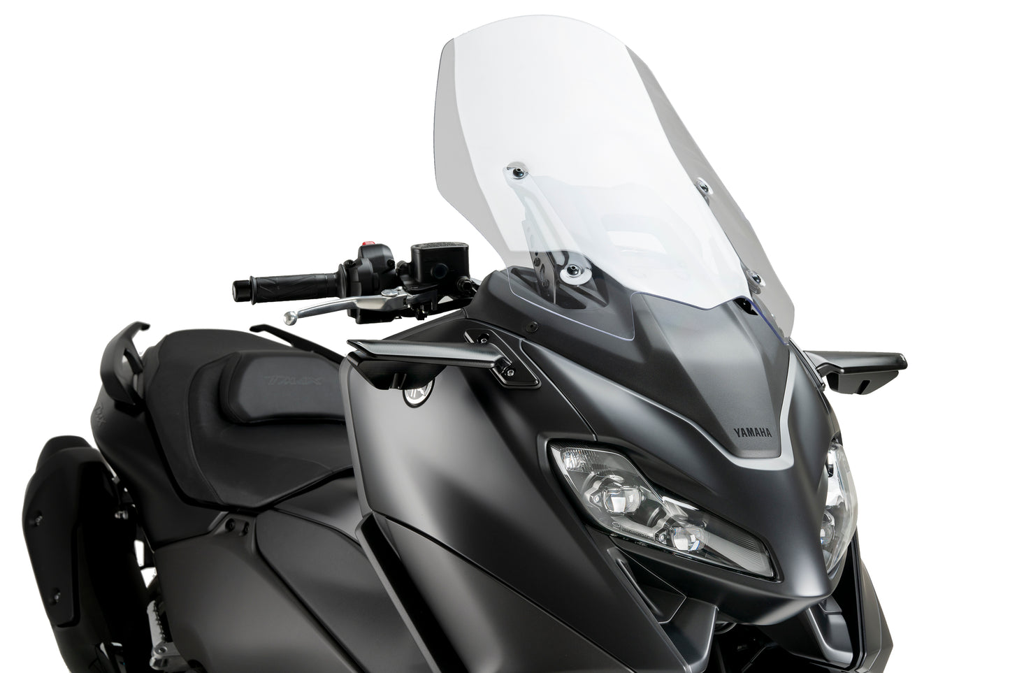Puig Rearview Black Mirror Aileron Yamaha T-MAX 560 2022-2024, TECH MAX 2022-2024