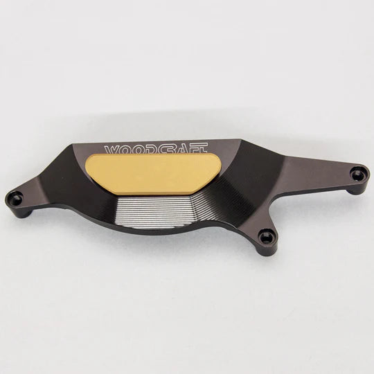 Woodcraft RHS Clutch Cover Protector w/ Skid Plate Kawasaki Z400 2018-2022