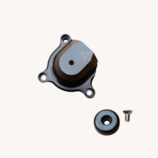 Woodcraft Water Pump Cover W/Puck Kawasaki Z400 2021-2022 - Adventure Parts