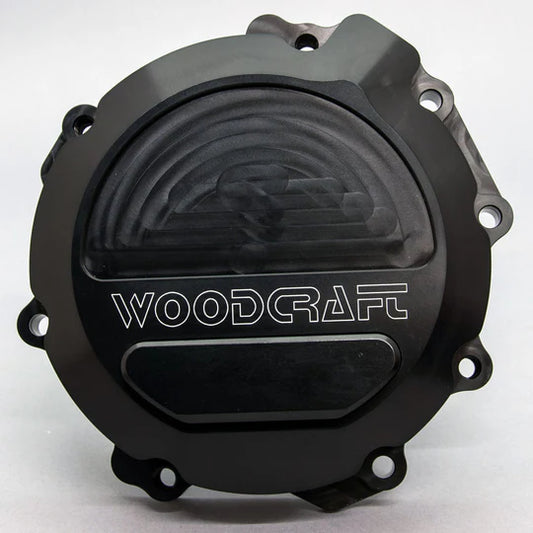 Woodcraft LHS Stator Cover w/ Skid Plate Kawasaki Ninja ZX-10R 2011-2024 - Adventure Parts